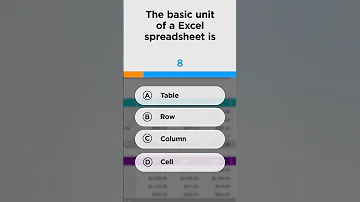 Excel Quiz Answer In One Minute One Minute Quiz Questions Shorts Simplilearn 