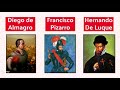 Expediciones y conquista a América [Hernán Cortés, Francisco Pizarro y Diego de Almagro]