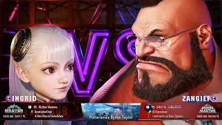 Street Fighter 6 - Richter Masters (Ingrid) vs DXO EL GALLEGO (Zangief)