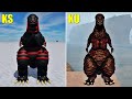 Kaiju Universe vs Kaiju Strikes 2 Shin Godzilla Comparison