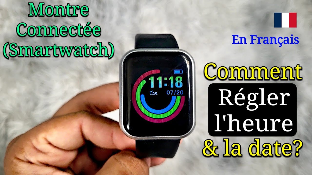 Smart Watch FitPro Y68 - Montre connectée avec écran tactile et