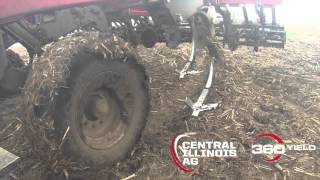 Central Illinois Ag Using A Case Ih 875 With 360Bullet Ripper Points From 360 Yield Center