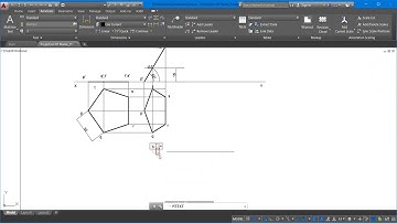 AutoCAD Planes 6 (Projection of Planes, Pentagon, Beta Construction)