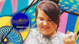 Eurovision 2018: Grand Final - My Top 26