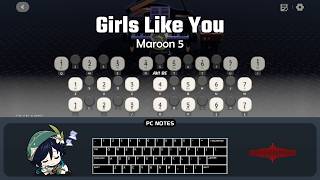 Maroon 5 - Girls Like You ft. Cardi B【Piano - Heartopia】 screenshot 5