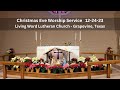 Christmas eve worship 122423