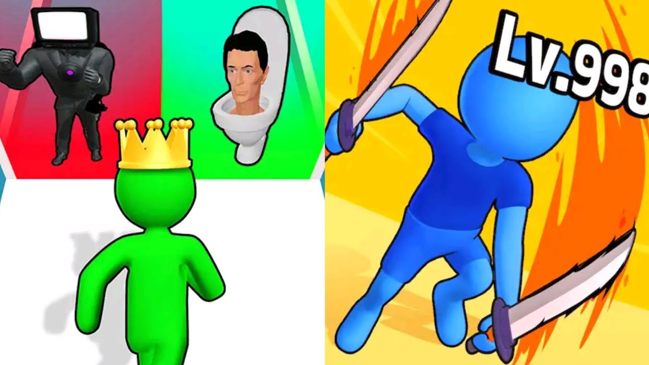 Giant Rush VS Hit & Run: Solo Leveling MAX LEVELS UNLOCKED SPEEDRUN Gameplay