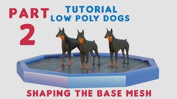 Model a Low Poly Dog || Create any Low Poly Animal in Blender || Part 2