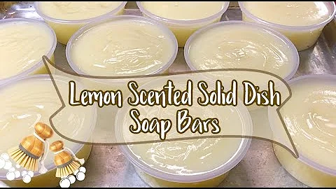 DIY Dish Soap Bars | ALL NATURAL DEGREASER SOAP BARS