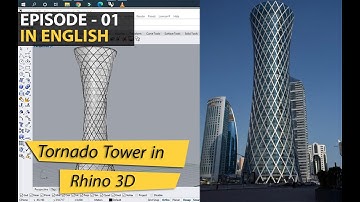 Rhino 3D  Architectural Tutorial Series | Ep - 01 | Real Buildings Into 3D model |English |