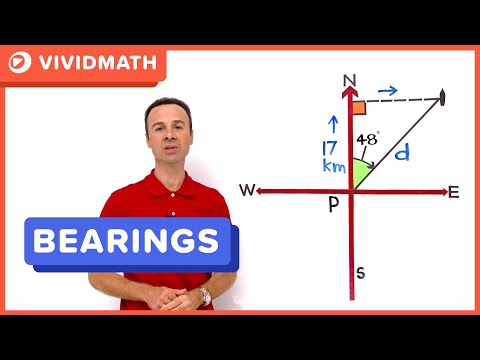 Use Bearings to find Distances - VividMath.com