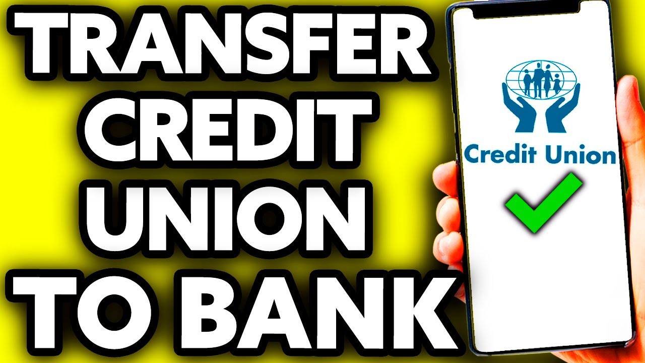 How To Transfer Money from Credit Union to Bank (2024) YouTube