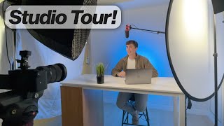 My Tiny YouTube Studio Tour! | Best YouTube Equipment 2021!