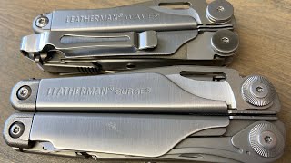 Leatherman Surge vs Wave Plus multi-tools at Knivesandtools