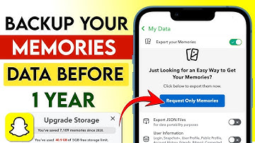How to Backup Snapchat Memories in Iphone & Android | Snapchat Memories Storage problem Update