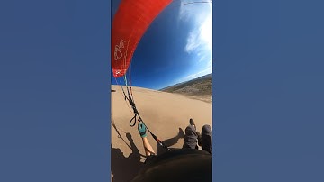 Soaring big sand dunes
