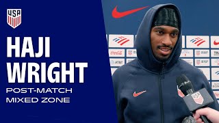 Haji Wright Breaks Down His Brace In 2-1 Win Usmnt Vs. Australia Post-Match Interview