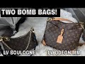 LV BOULOGNE 2021 + LOUIS VUITTON ODEON MM | TWO BOMB BAGS! | COMPARING