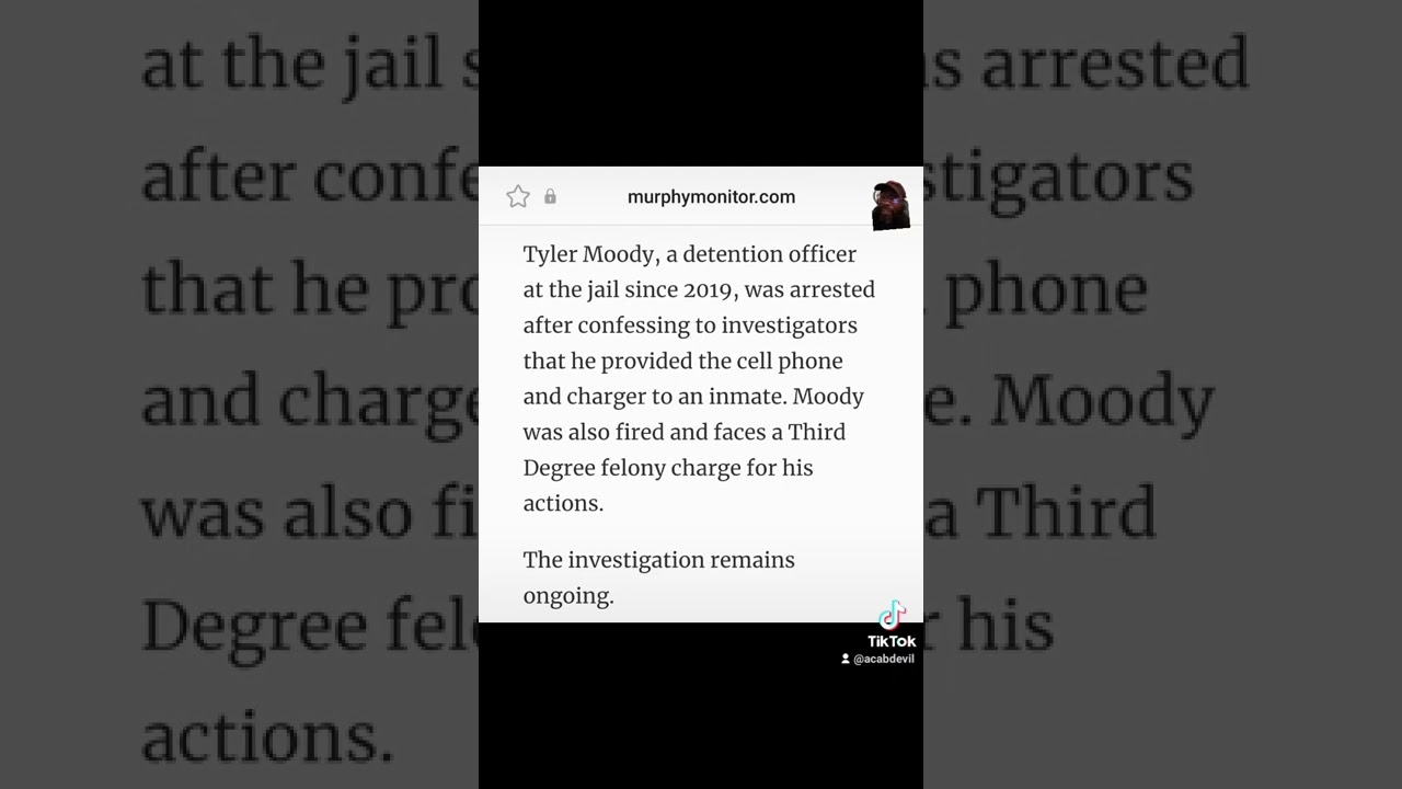 ⁣Texas Detention Officer arrested for providing cellphone to inmate. #texas #shorts #acabdevil