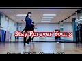 Stay Forever Young  ( 초, 중급라인댄스 ) - Line Dance 