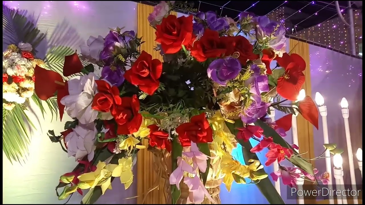 marriage reception at cb block community center