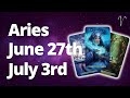 ARIES - You are BEING GUIDED Right Now! This is REALLY GOOD! June 27th - July 3rd Tarot Reading