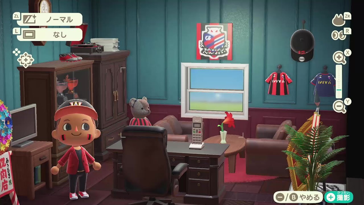 117 あつ森 1階奥部屋をコンサドーレ社長室っぽくしてみた Youtube