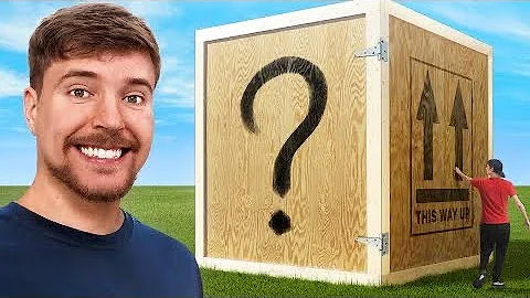 I bought the world’s largest mystery Box $500,000 video prod it @MrBeast 