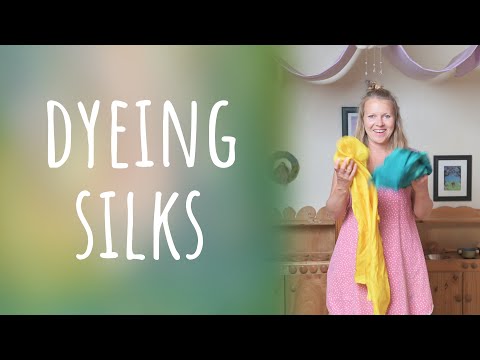 How To Dye Silk With Landscape Dyes?