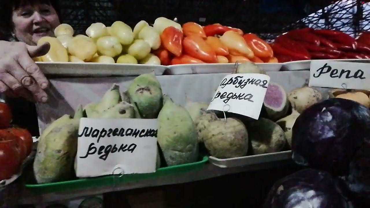 Андрей Кожевников - Рынки в Севастополе, крымские фрукты, овощи, морепродукты, новогодние украшения,