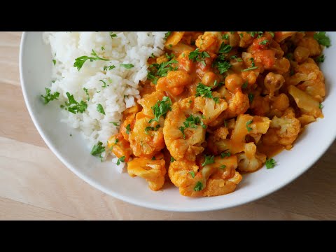 Video: Gebratener Curry-Blumenkohl