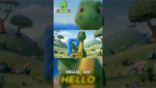 Your Dino Friend Shows Letter B for Brachiosaurus #toddlers #alphabet #dinosaurs