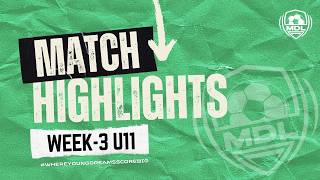 MDL 2025-26 | U-11 | HIGHLIGHTS WEEK - 3 ACE ACADEMY - BLUE PANTHERS FC