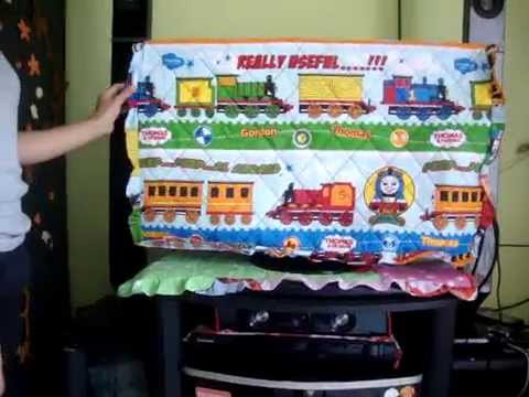 Cara Pemasangan Sarung Tv Lcd Bahan Katun Youtube