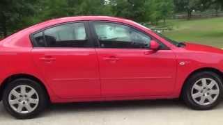 Hd Video 2008 Mazda 3 Red Used For Sale See Www Sunsetmotors Com