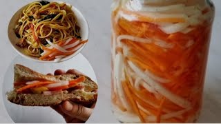 Маринованные морковь и дайкон по-вьетнамски