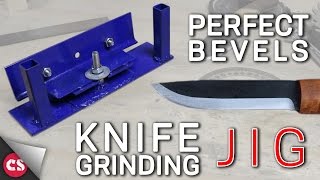 Knife Grinding Jig  DIY PERFECT BEVELS