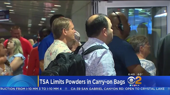 New TSA Rules On Powder Go Into Effect Today