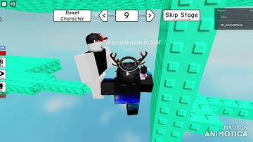 Reversed Jump Per Difficulty Chart Obby || All Stages 1-34