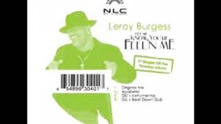 Glenn Underground feat Leroy Burgess   Let Me Know You're Feelin' Me