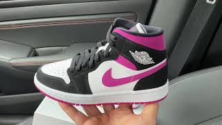 nike air jordan 1 mid magenta