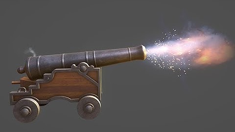 Cannon With Firing FX for Unity