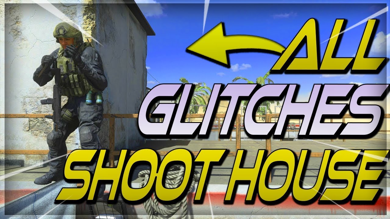 COD MW - ALL WORKING GLITCHES ON *NEW* MAP "SHOOT HOUSE" | MW MULTIPLAYER GLITCHES 1.07 !