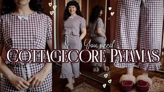 Life Is Too Short for Boring Pyjamas 🌸 | Sewing Whimsical Cottagecore Pyjamas