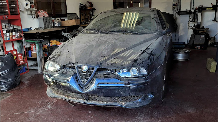 Encore une rénovation qui va faire mal. Alfa Romeo 156 GTA SW épisode 1
