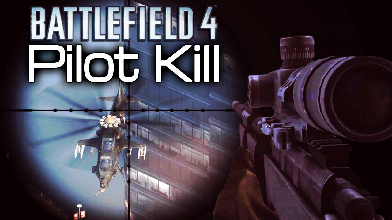 Battlefield 4 - Pilot Kill (M40A5 vs Z-10W Attack Helicopter)