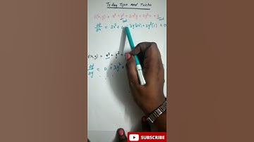 Partial Differentiation#Shorts