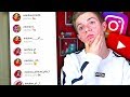 Les comptes fakes sur instagram et youtube  