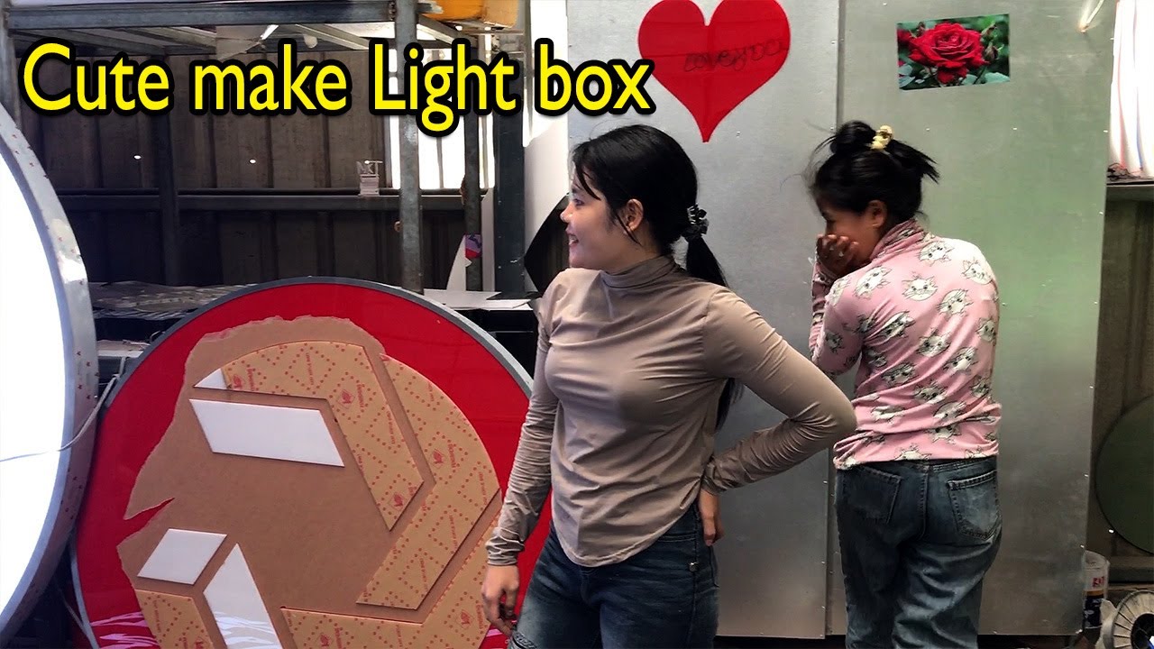 2 project to make Light Box Logo Chip Mong Logo Insee and Super market