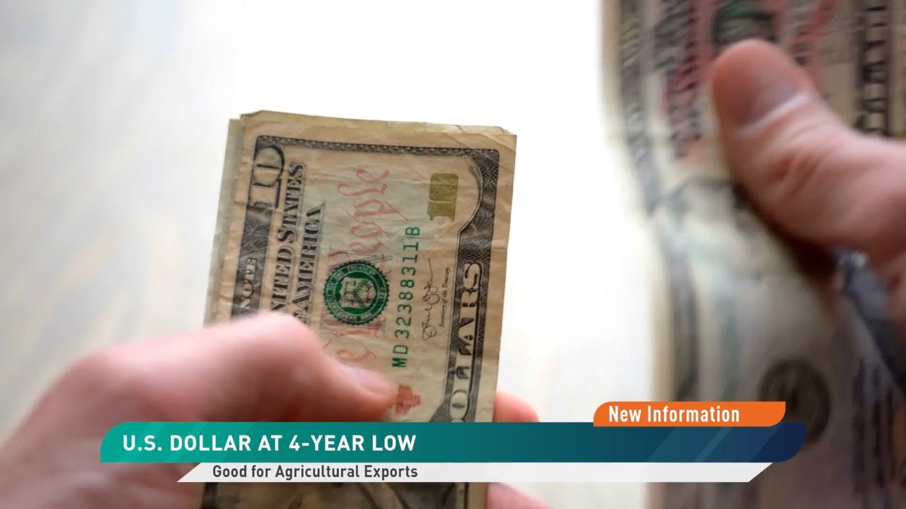 What a 4-Year Low in the Dollar Means for Agriculture